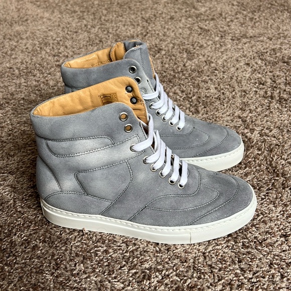 Maison Martin Margiela Gray High-Top Sneakers - Picture 1 of 5